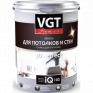 Краска VGT PREMIUM для потолков и стен IQ 103 сияющая белизна, 9 л (15кг)