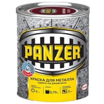 Краска 'PANZER' для металла молотковая серебристо-серая 2.3 л
