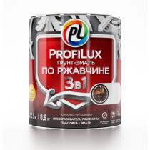 'PROFILUX' Грунт-эмаль по ржавчине 3 в 1 Белая, 0,9 кг