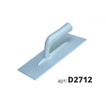 D 2712 Кельма белая пластиковая прямоугольная