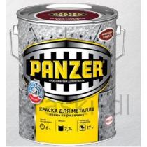 Краска 'PANZER' для металла гладкая серебристая 0,25 л