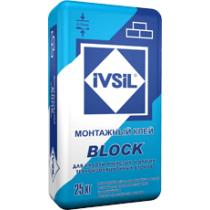 Клей монтажный IVSIL  BLOCK 1/25 кг